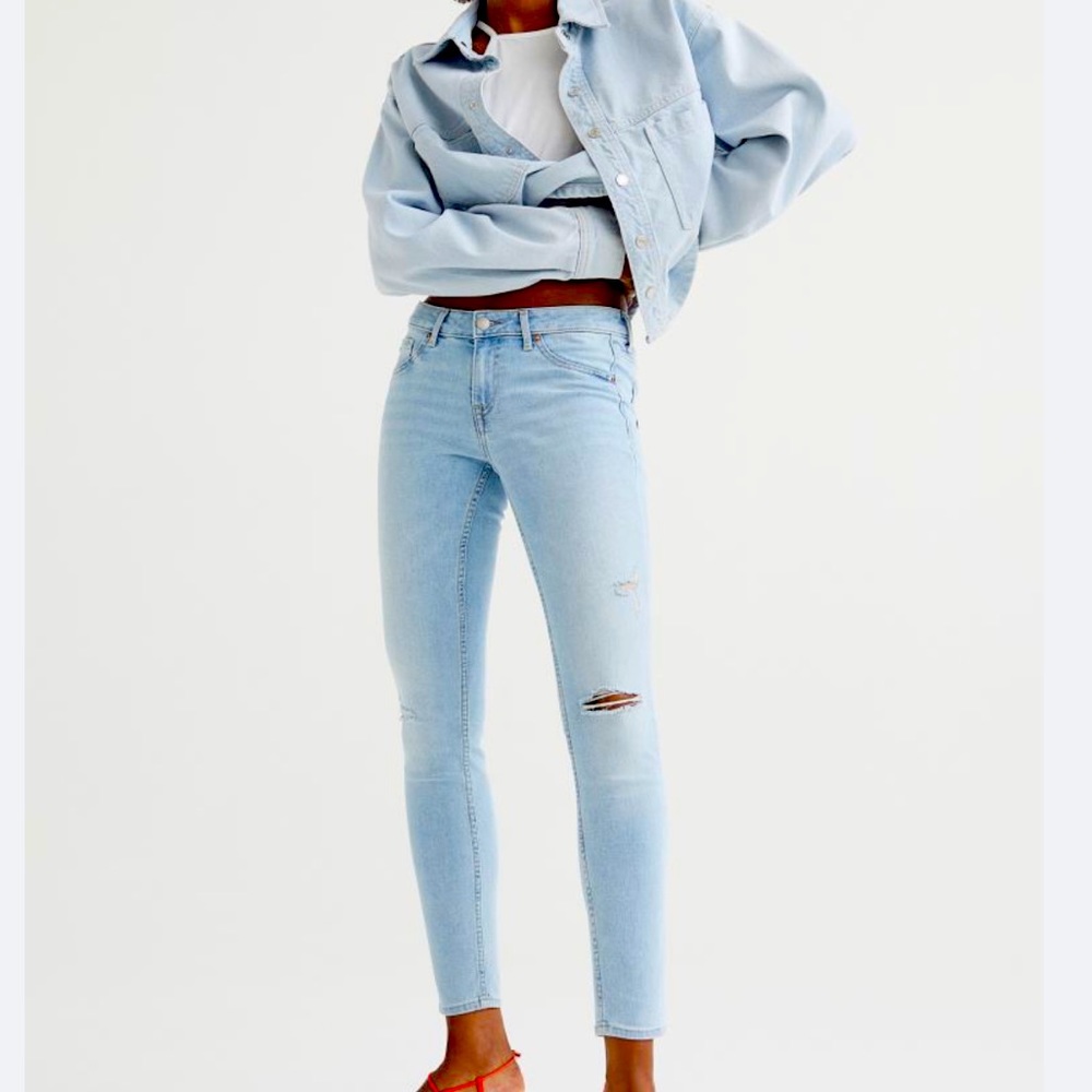H&M & Denim Curvy Jeggings